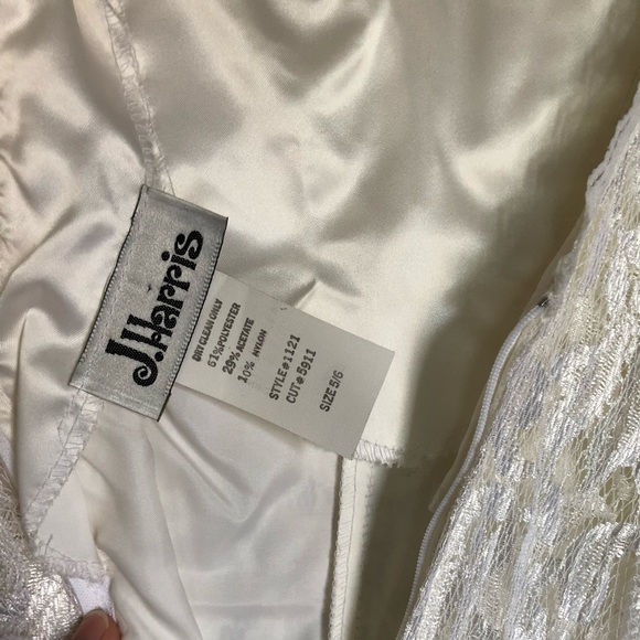 Vintage J.Harris Tea Length Formal Dress Size 5/6 - Picture 7 of 7